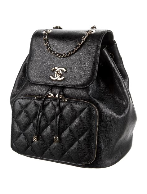 chanel business affinity blue|chanel business affinity backpack size.